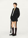 INTO THE EAST 25 Autumn/Winter Dark Jacquard Tassel Lace-up Jacket/Vest/Shorts ITE-E1DGAW027BL20JK-HEI Jacket